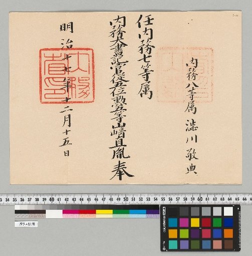 [Materials Related to the Tenmon-ho Shibukawa Family] [B-122] [Imperial Decrees]
