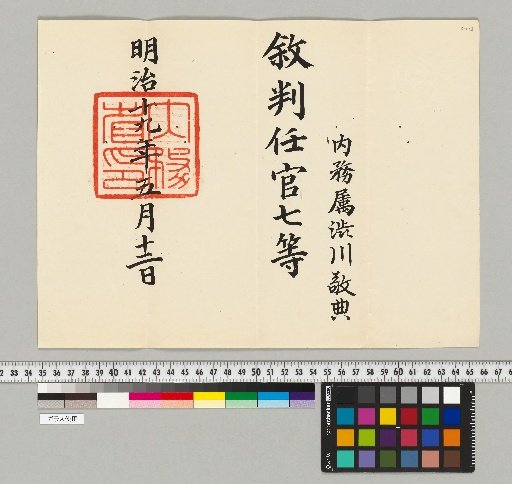 [Materials Related to the Shibukawa Family of Astronomy] [B-128] [Imperial Decrees]