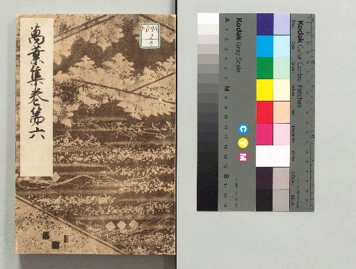 Genryaku Man'yoshu: Arisugawa-ryo Palace Edition, Volumes 1, 4, 6, 10, 12, 19, and Commentary