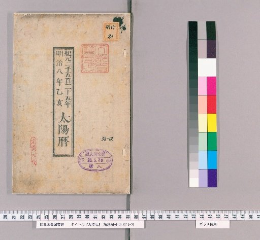 Solar Calendar, Meiji 8