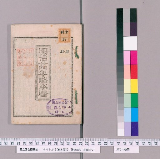Brief Calendar, Meiji 24