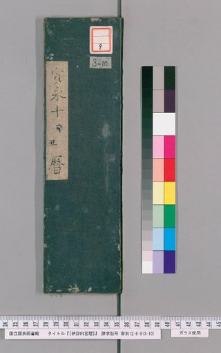 [Inner Shrine of Ise Calendar] An'ei 10