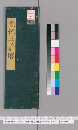 Ise Naigu Calendar, Bunka 3
