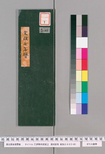Ise Naigu Calendar, Bunsei 7