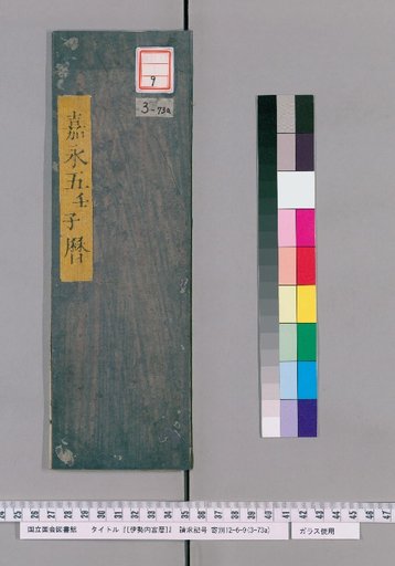 Ise Naigu Calendar, Kanei 5