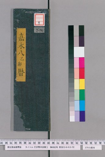 Ise Naigu Calendar, Kanei 8