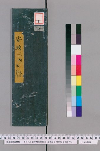 Ise Naigu Calendar, Ansei 3