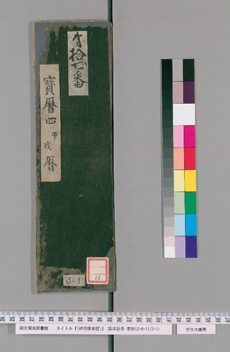 Ise Dokei Calendar, Horeki 4