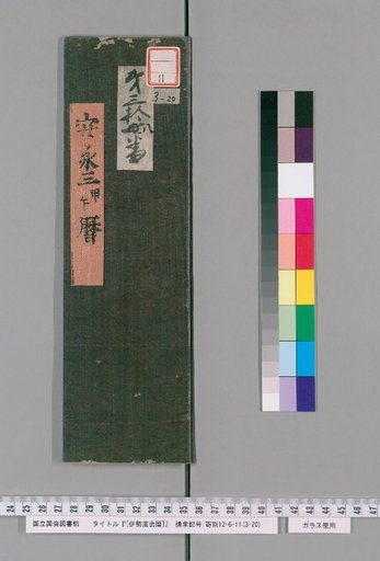 Ise Dokei Calendar, An'ei 3