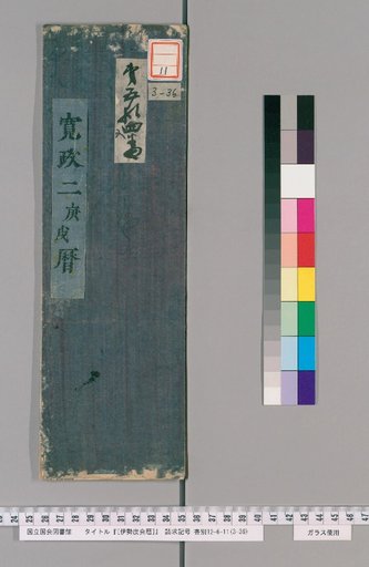 Ise Dokei Calendar, Kansei 2