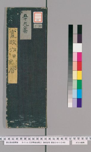 Ise Dokei Calendar, Kansei 6