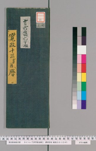 Ise Dokei Calendar, Kansei 13