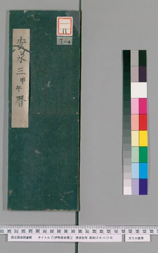 Ise Dokei Calendar, An'ei 3