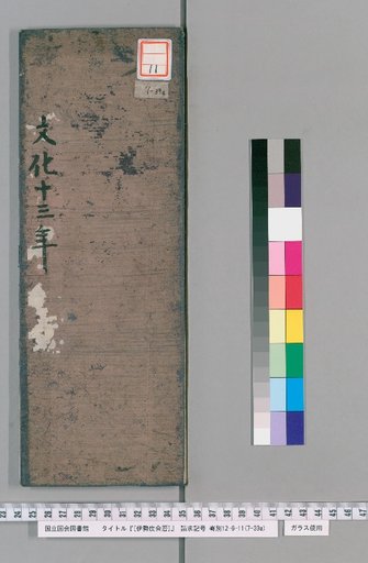 Ise Doe Calendar, Bunka 13