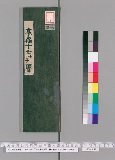 Ise Doi Calendar, Year 17 of Kyōhō