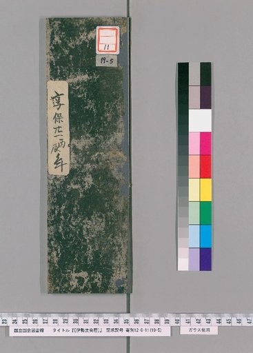 Ise Doi Calendar, Year 21 of Kyōhō