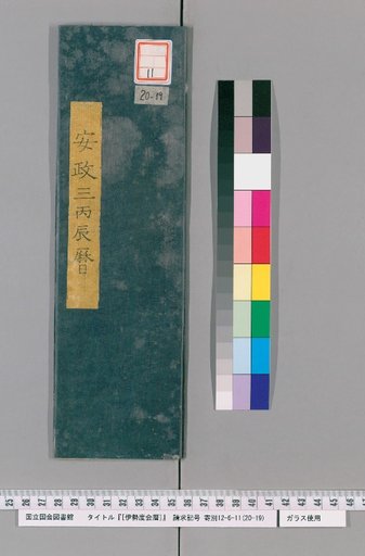 Ise Doi Calendar, Year 3 of Ansei