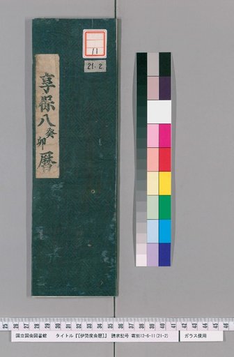 Ise Doi Calendar, Year 8 of Kyōhō