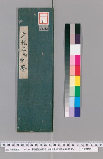 Ise Dokei Calendar, Bunka 3