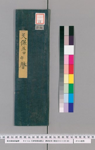 Ise Dokei Calendar, Tenpo 5