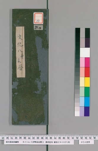 Ise Dokei Calendar, Bunka 8