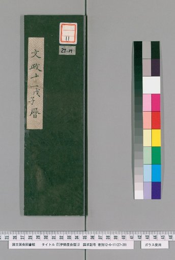 Ise Dokei Calendar, Bunsei 11