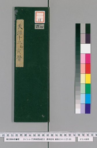 Ise Dokei Calendar, Tenpo 13