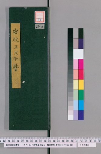Ise Doi Calendar, Ansei 5