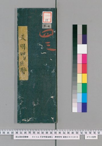 Ise Doi Calendar, 4th Year of Tenmei