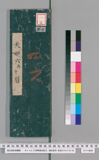 Ise Doi Calendar, 6th Year of Tenmei