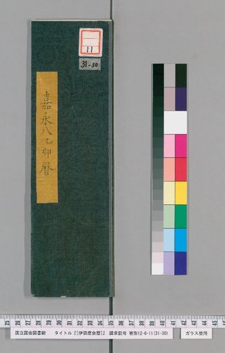 Ise Doai Calendar, Kaei 8