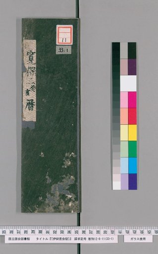 Ise Doai Calendar, Kanpō 3