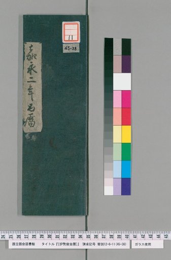 Ise Doai Calendar, Kaei 2