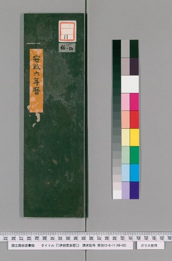 Ise Doi Calendar, Ansei 6