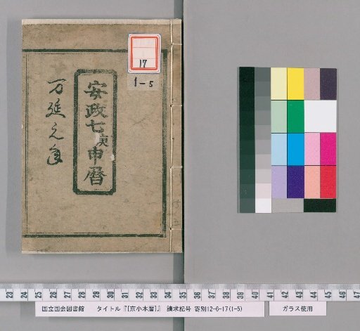Kyoto Small Almanac, Ansei 7