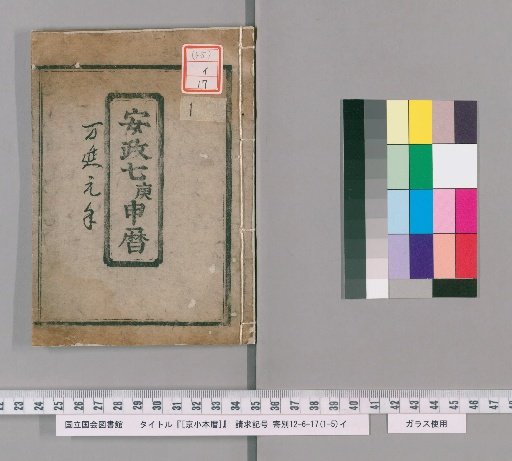 Kyoto Small Almanac, Ansei 7