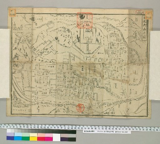 Map of the Nikko Sacred Mountains