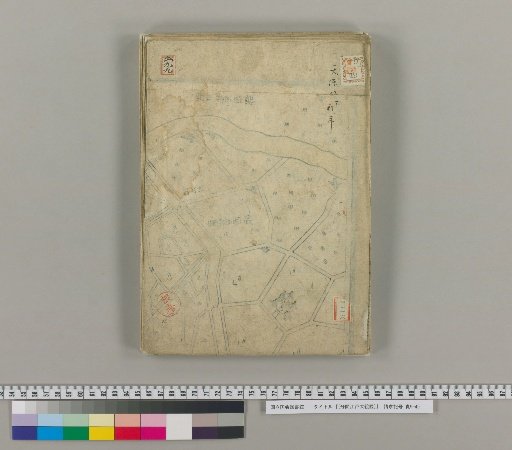 [Large Edo Map with Scale Divisions]
