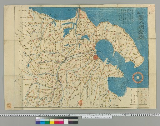 Complete Map of the Eight Provinces of Kanto