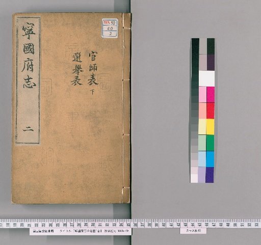 Ningguo Prefecture Gazetteer, 20 Volumes, Maps 1 Volume [2]