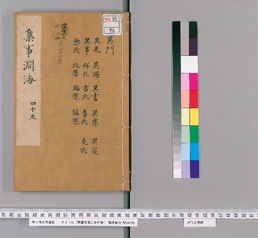 Qunshu Jishi Yuanhai, 47 Volumes [40]