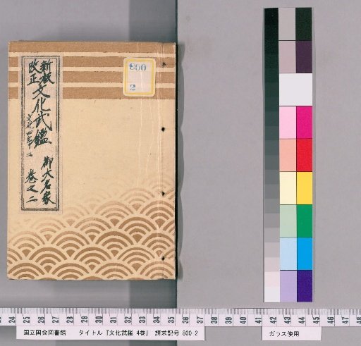 Bunka Military Register, 4 volumes [2]