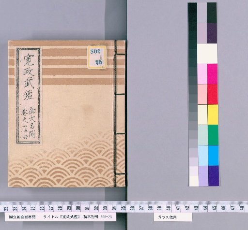 Kansei Register of Warriors [1]