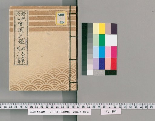Kansei Buke Shōsho, Volume 1