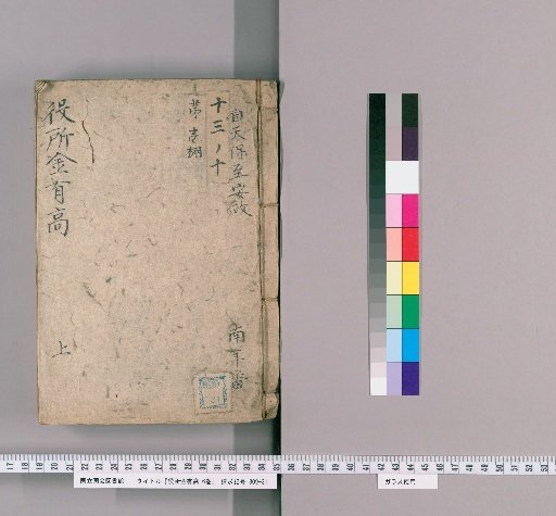 Official Treasury Gold Holdings, 6 vols. [1] Upper: Records of Official Treasury Gold Receipts and Disbursements and Control Methods from Tenpō to Ansei; Tenpō 4 (1833) to Ansei 3 (1856); Southern Yearly Rotation