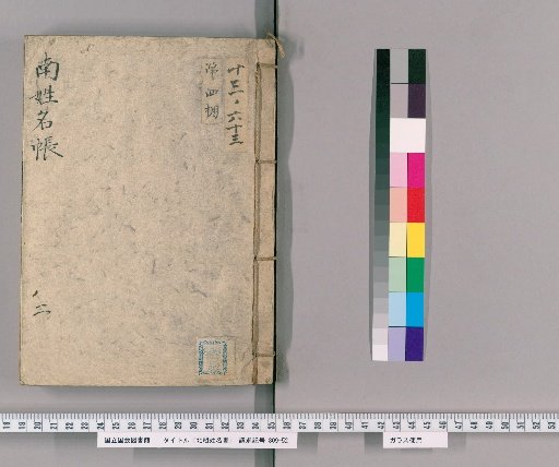 Namboku Name Register, 5 vols. [2] "Nan Name Book, Revised in the First Month of the Fifth Year of Kaei (1852), Yearly Register"