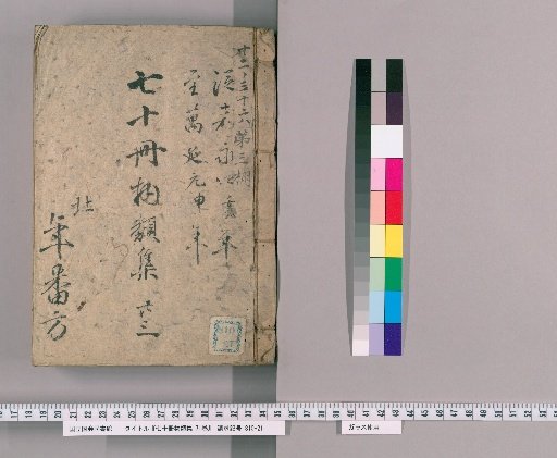 Nana-jū-satsu Monrui-shū, 71 vols. [24] Part XXIII: Department of Land for Official Use and Enclosed Lands