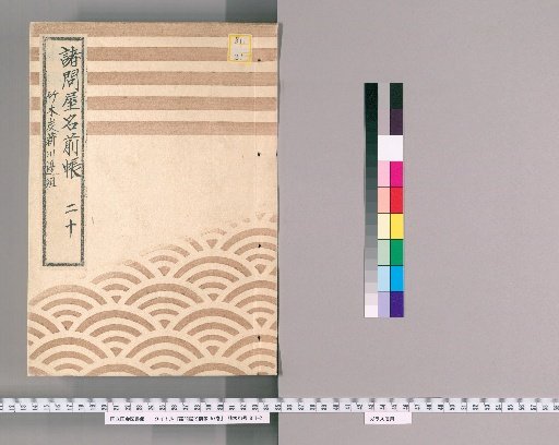Register of Various Wholesale Shops, Vol. 57 [20]: Bamboo, Wood, Charcoal, Firewood: Kawabe Konomachi Group 1, Kawabe Sumi Group 2, Same Maru Group 2, Same Group 3, Same Group 4, Same Group 5, Same Group 58