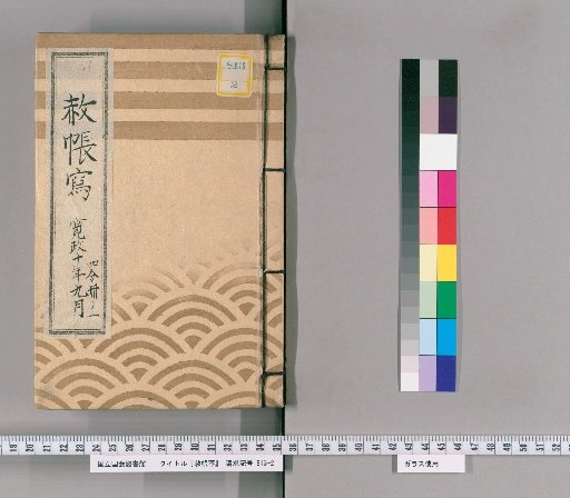 Copy of the Imperial Pardon Record [42] September, Kansei 10: Part One of Four; Copy of the Imperial Pardon Record of the Eastern Temple (Tōei-san) for the 13th Memorial Service of the Late Lady Shunmyoin (Kansei 10)