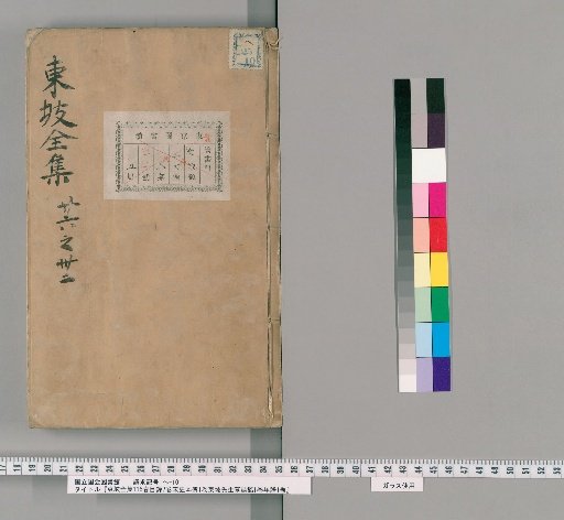 Complete Works of Dongpo, 115 Volumes; Catalogue, 7 Volumes; Biography from the Song History, 1 Volume; Epitaph for Master Dongpo, 1 Volume; Chronology, 1 Volume [8]